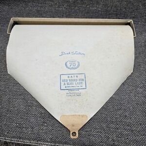 QRS Player Piano Roll Red Roses For A Blue Lady 8475 Dick Watson Vintage Red